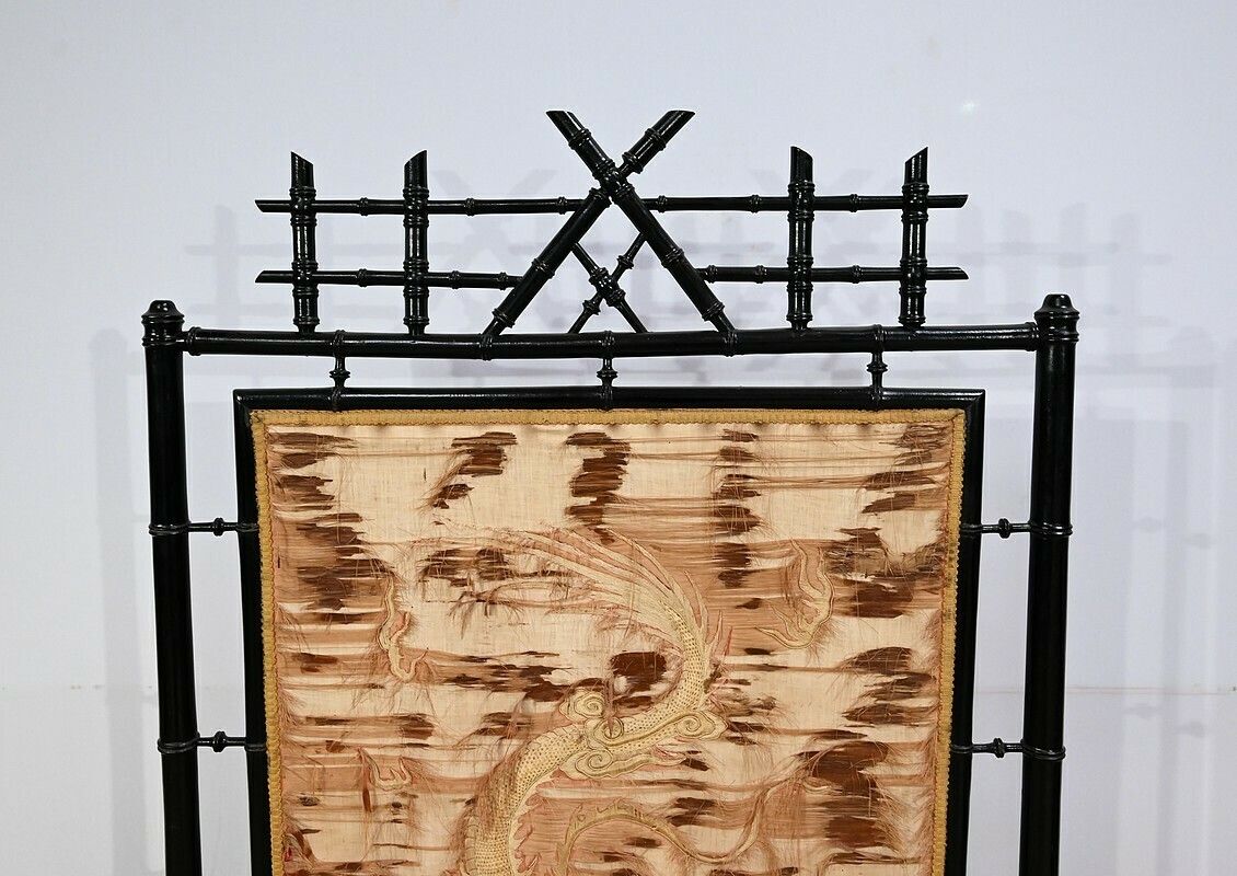 Bamboo Spirit Fireplace Screen – 1920 photo Home Fixtures