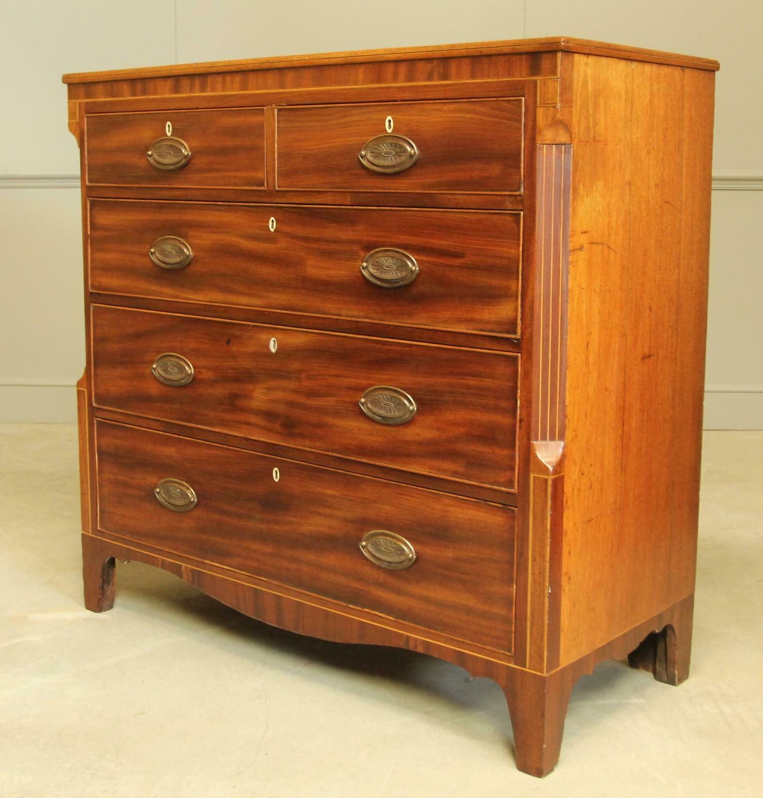 Victorian Inlaid  Chest Of Drawers photo for sale