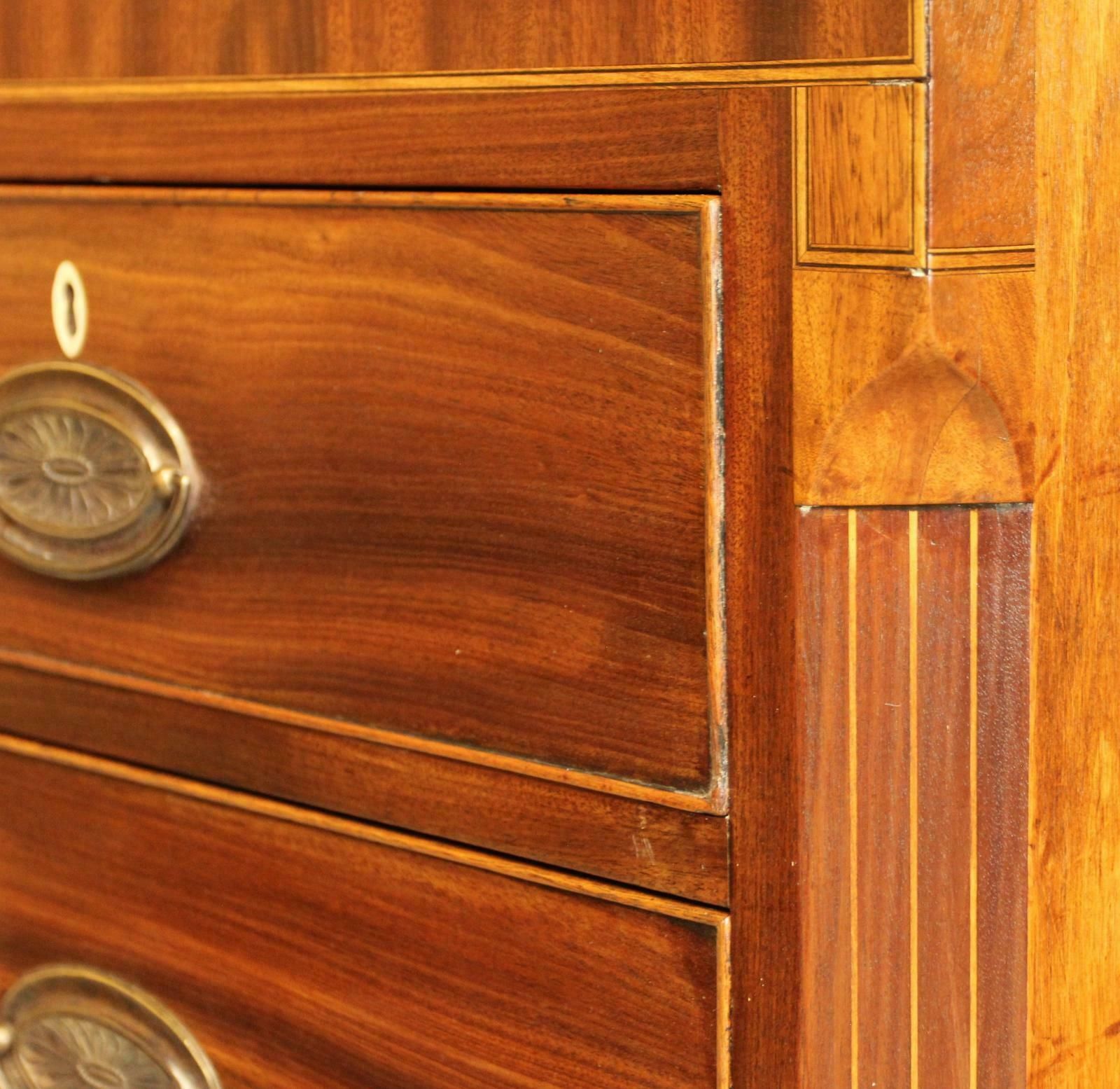 Victorian Inlaid  Chest Of Drawers photo vintage