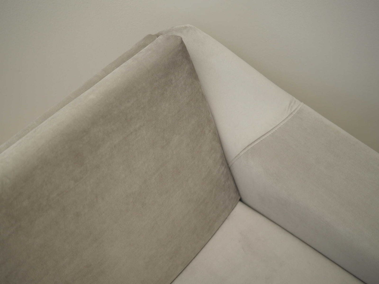 photo for sale Grey Velour Sofa, Danish Design, 1980s, Production: Denmark
