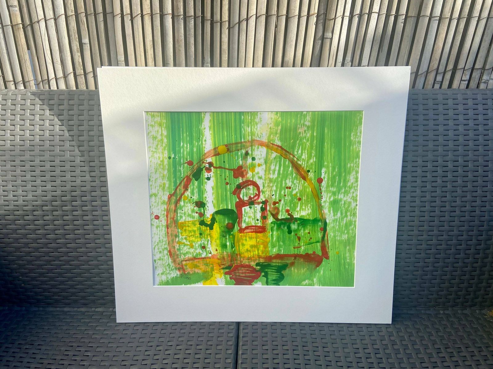 Original Mixed Media Painting ‘Semicircle’ J Kloss