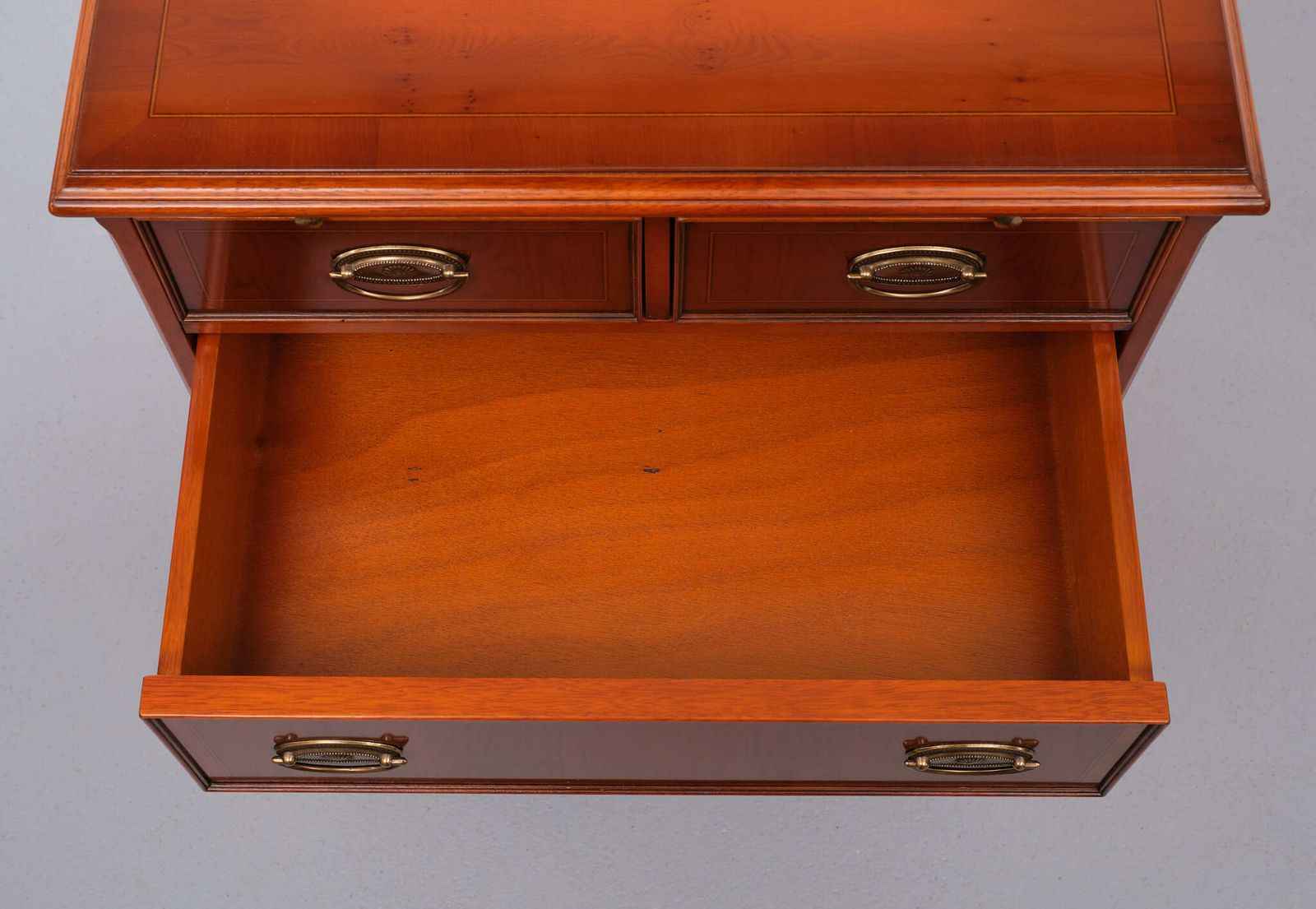 Heldense Exclusive English Furniture Cherry Wood Cabinets 1970s photo vintage
