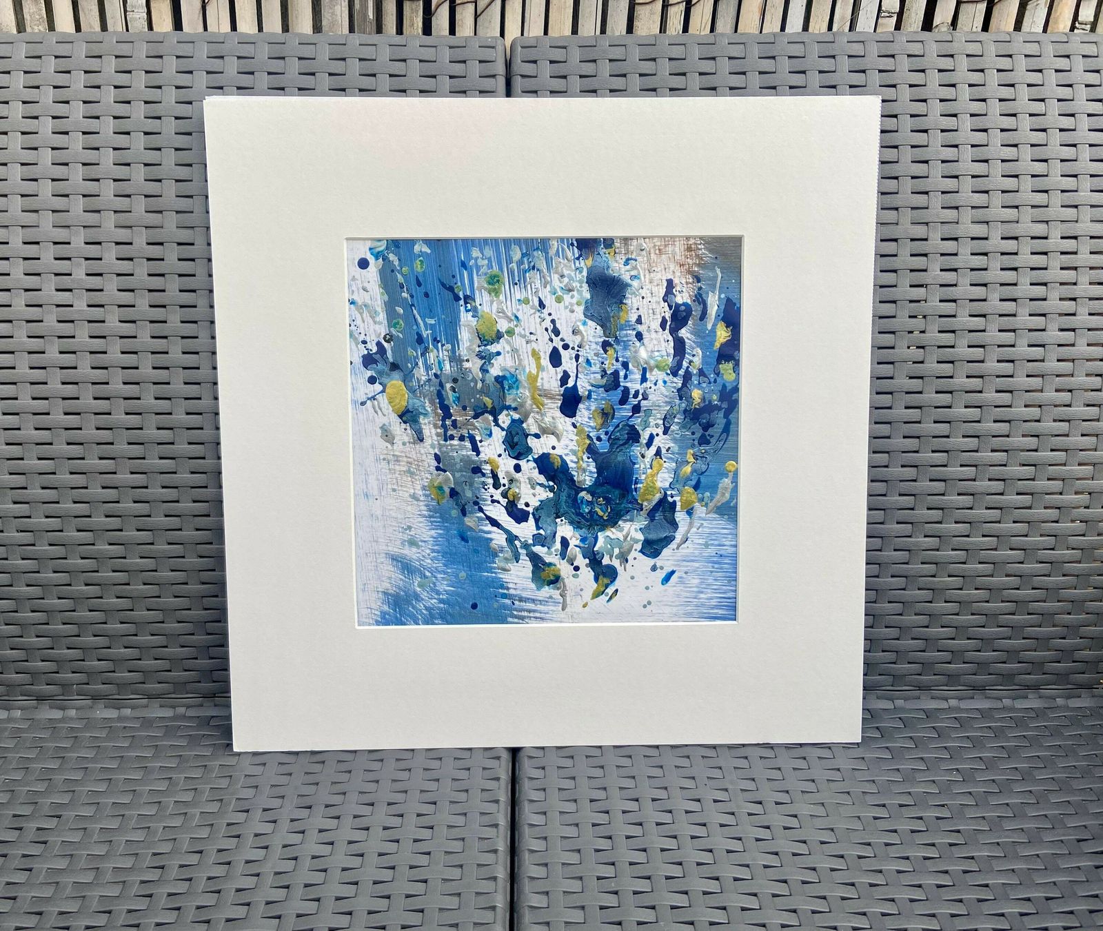 Original Mixed Media Painting ‘Mudsplatter ’ J Kloss photo furniture