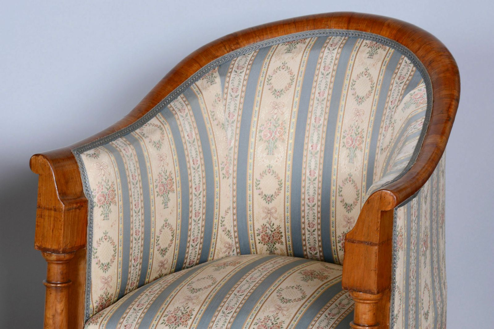 Restored Biedermeier Birch Seating Set, Revived Polish, Vienna, Austria, 1830s photo vintage