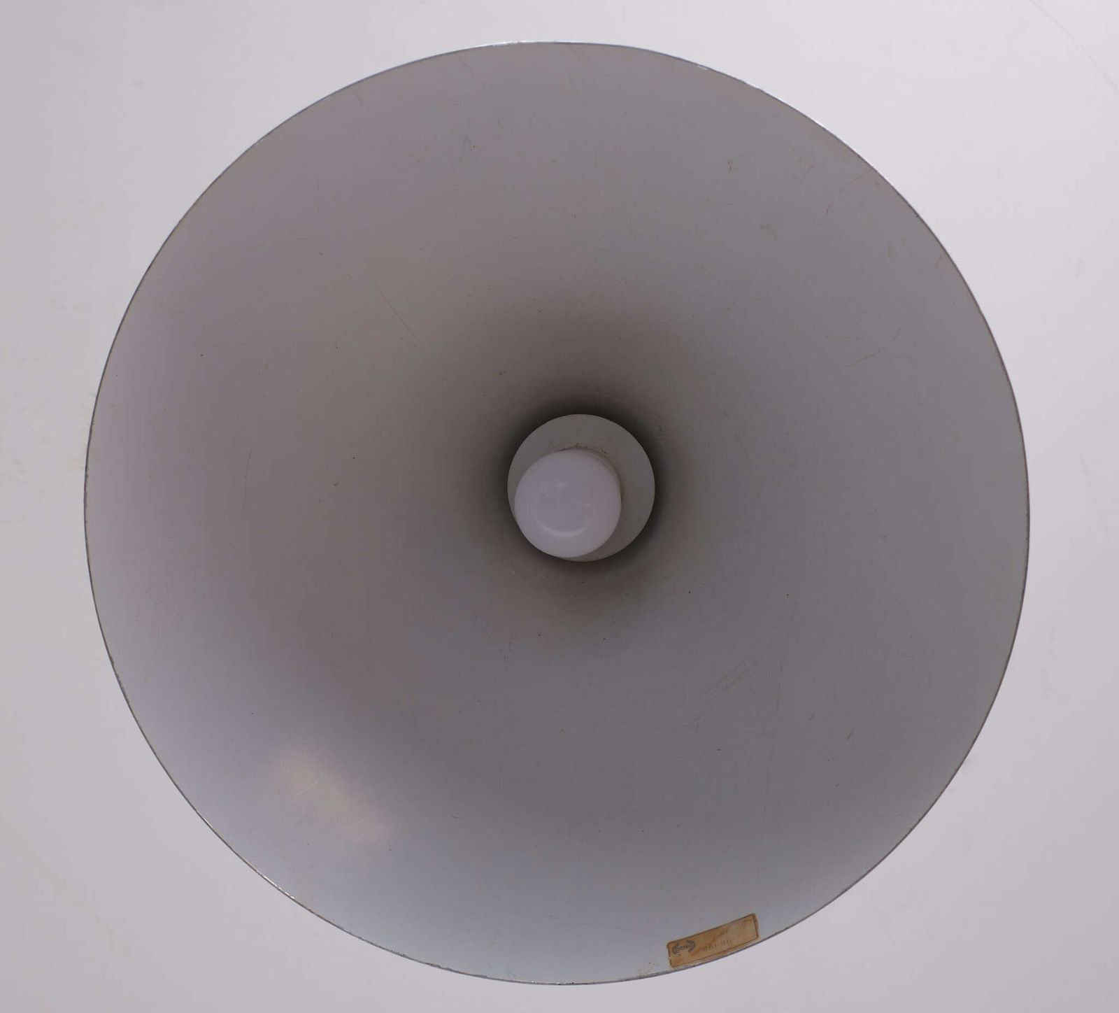 White Pendant Lamp By Lisa Johansson Pape For Orno, Finland 1950s photo furniture