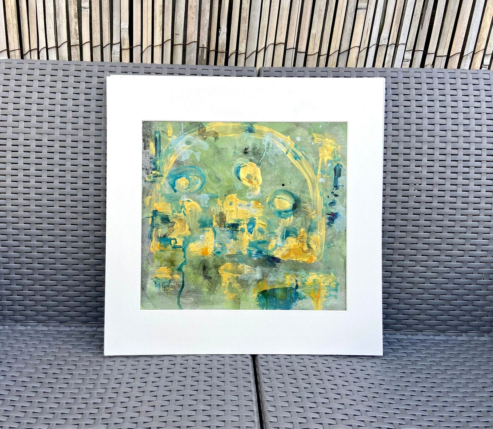 Original Mixed Media Painting ‘Halo’ J Kloss photo for sale