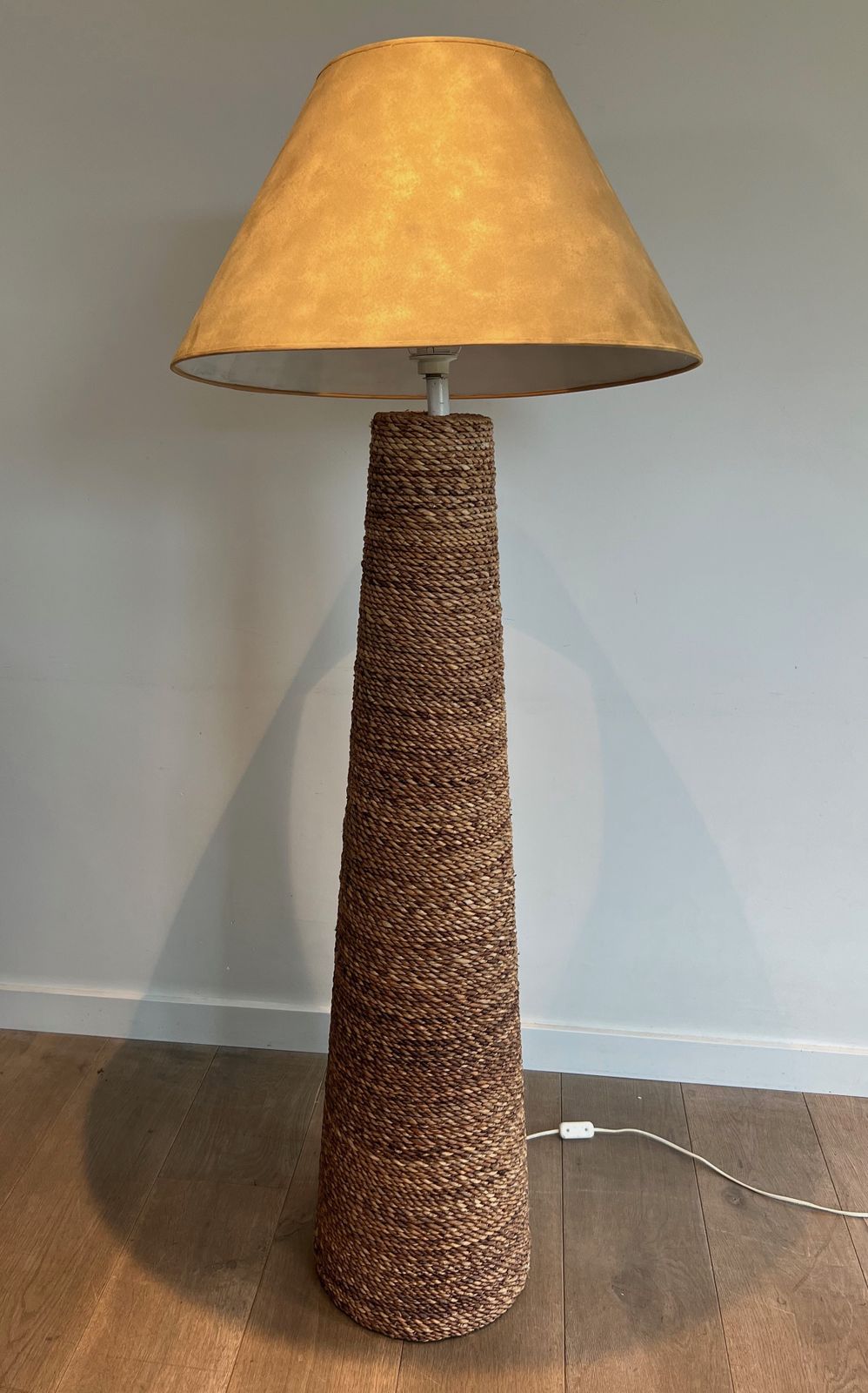 Rope Floor Lamp In The Taste Of Audoux Minet photo Lighting