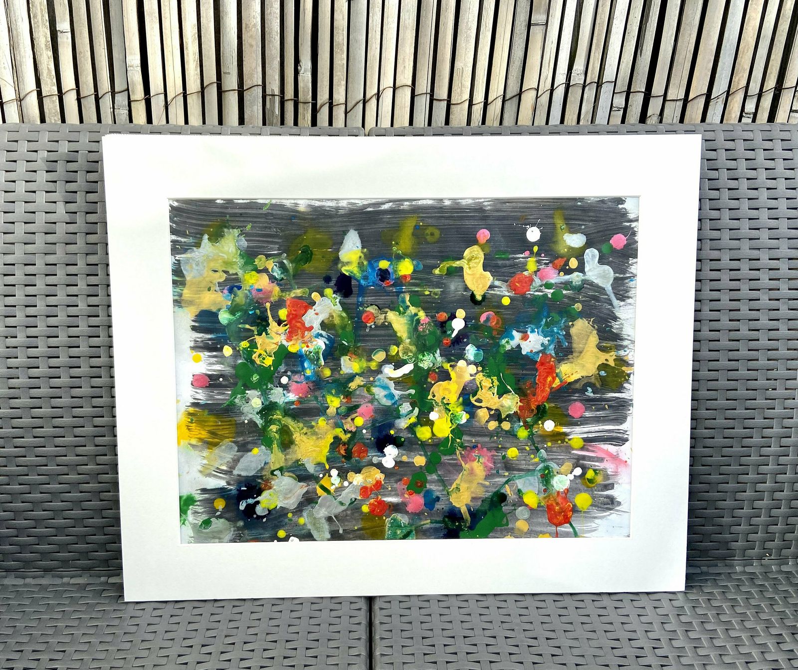 Original Mixed Media Painting ‘Rain Clouds In Spring’ J Kloss