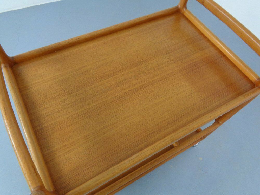 photo vinterior Danish Teak Serving Cart By Johannes Andersen For Cfc Silkeborg, 1960s
