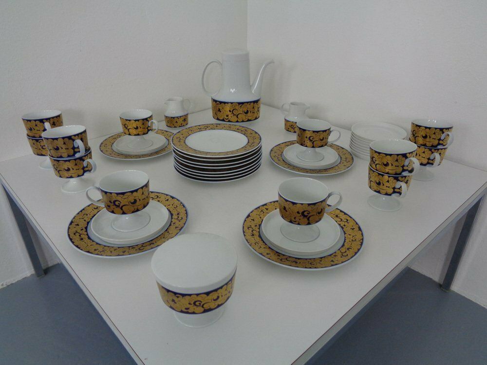 Coffee Service For 12 People By Tapio Wirkkala For Rosenthal, 1960s, Set Of 42