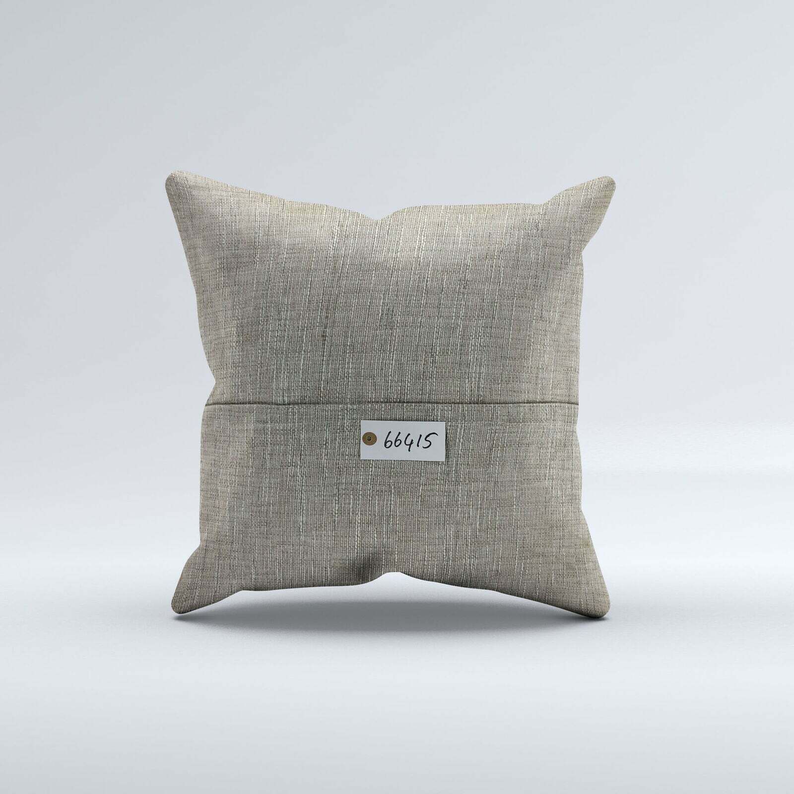 Vintage Turkish Kilim Cushion Cover 60x60 Cm Square Wool Kelim Pillowcase 66415 photo Textiles