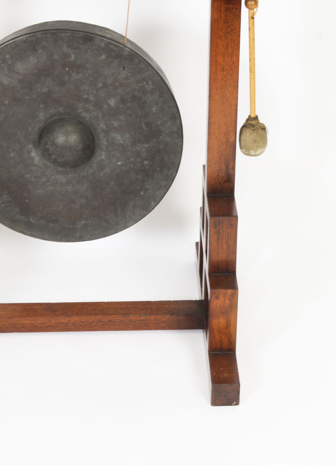Antique Aesthetic Movement Anglo Japanese Dinner Gong 19th C photo vintage