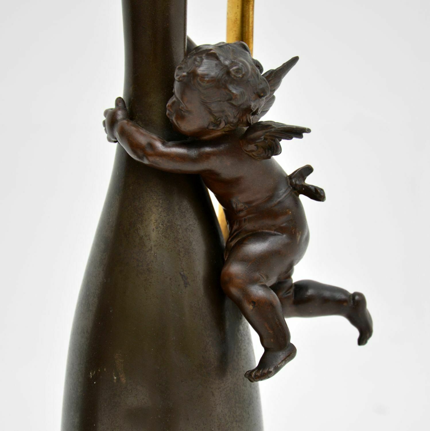 Pair Of Antique French Decorative Bronze Pitchers photo 513.76