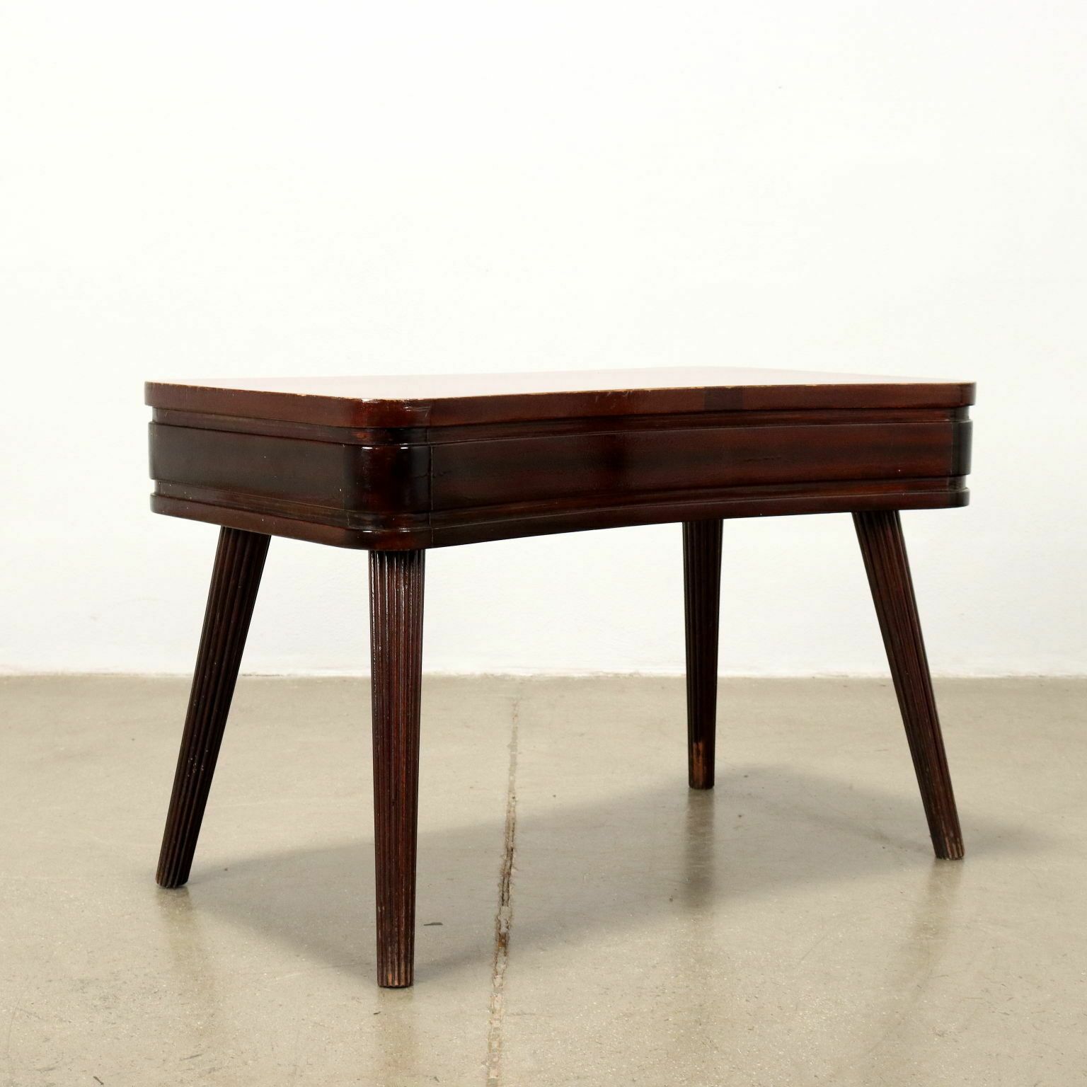 Vintage Table From The 50s 60s Mahogany Veneered Wood Painted Beech photo buy