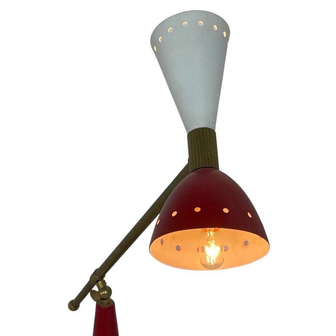 Attr. To   Stilnovo   Diabolo Desk Lamp   Mounted On A Marble Base photo 803.0