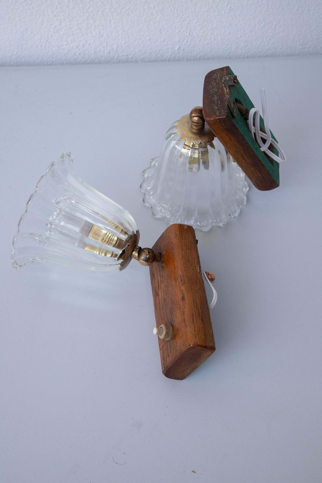 photo furniture Set Of 2 Art Decò Barovier & Toso Wall Light Murano Art Glass, 1940s