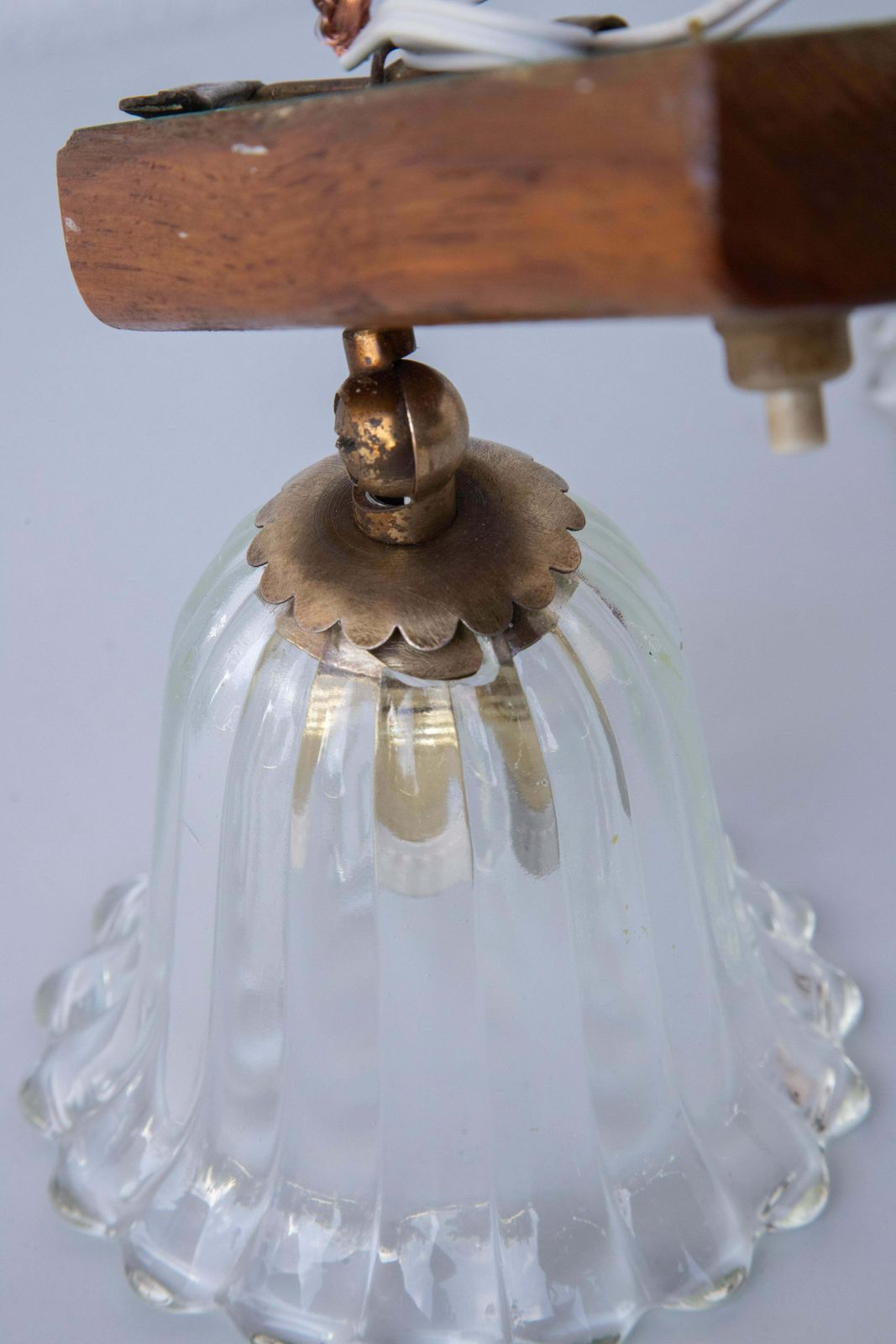 1049.0 Set Of 2 Art Decò Barovier & Toso Wall Light Murano Art Glass, 1940s photo