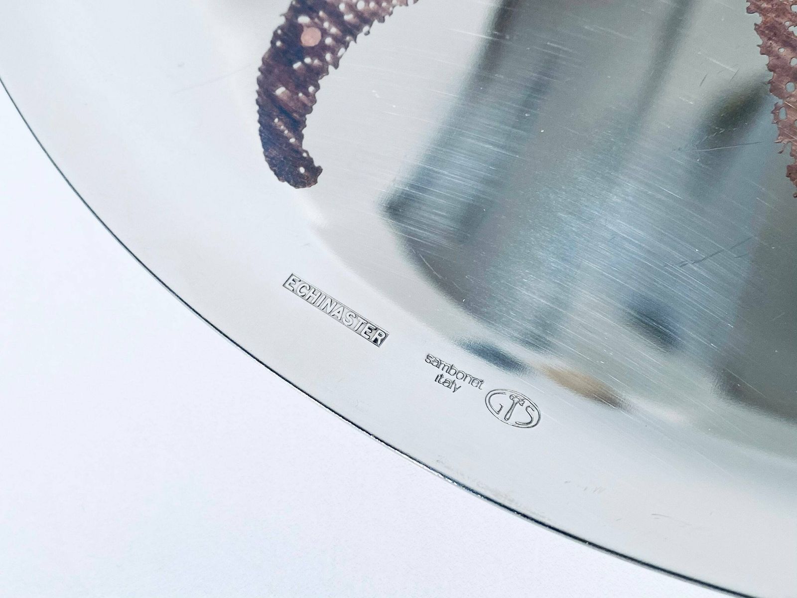 Sambonet Italy Echinaster Starfish Serving Tray / Stainless Steel / Oval Vintage Tableware photo Home Decor