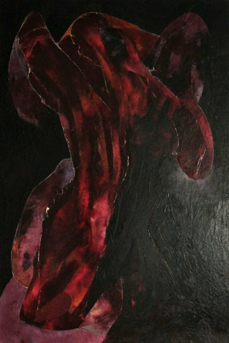 Milo Magnani, Moving Figure, 2015, Oil On Canvas, Framed