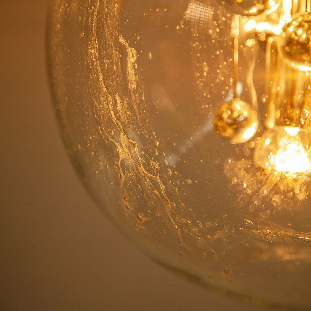 Glass Ball Pendant By Ger Furth For Doria Leuchten, 1960s photo vintage
