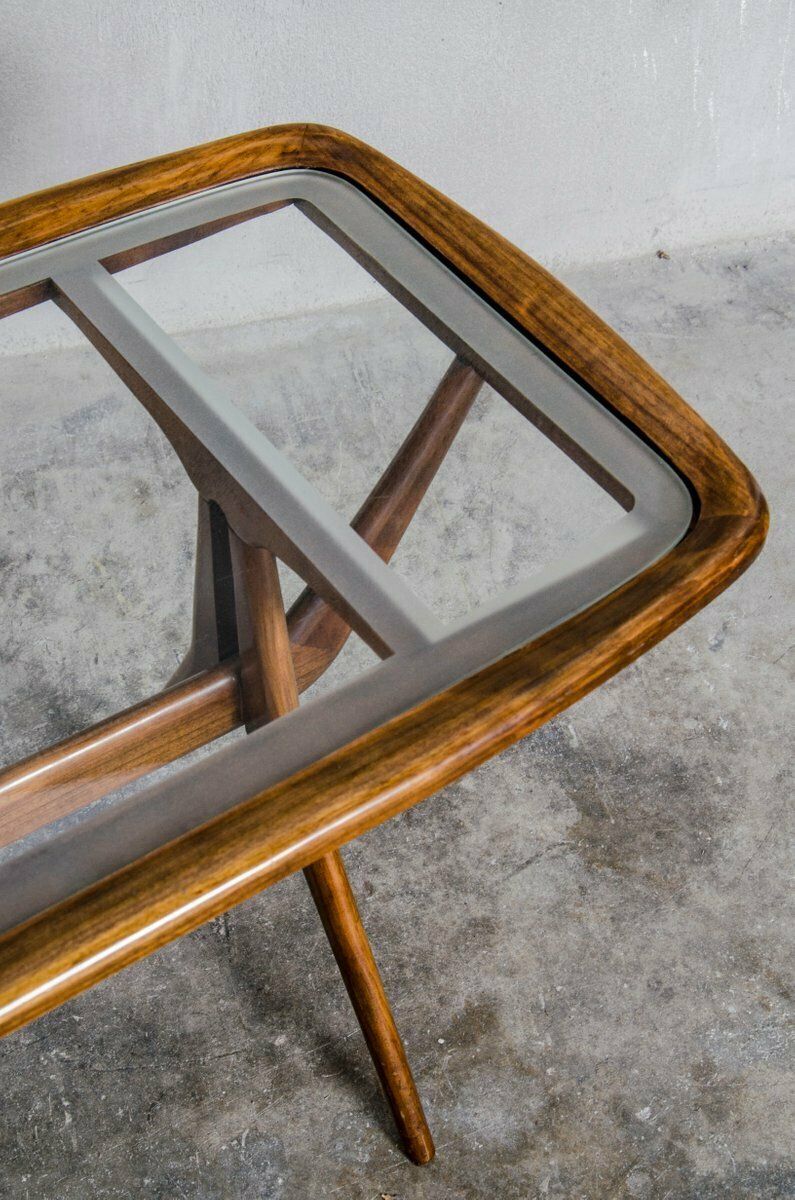 Cherrywood Coffee Table By Cesare Lacca For Cassina, 1960s photo for sale