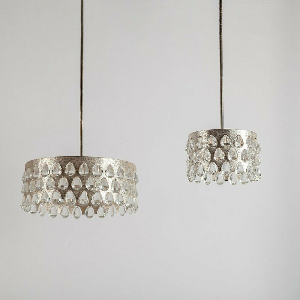 1965.0 Silver Plated Chandelier By Palwa, 1970s photo
