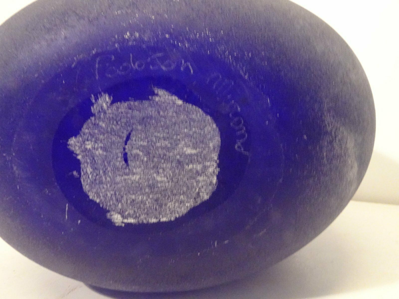 Art Glass Blue Murano Vase, 1980s photo Home Decor