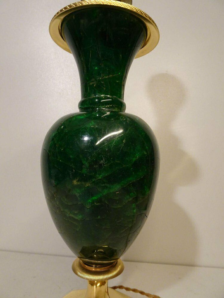 Mid Century French Neoclassical Table Lamp Attributed To Pierre Giraudon For Art Lux photo vinterior