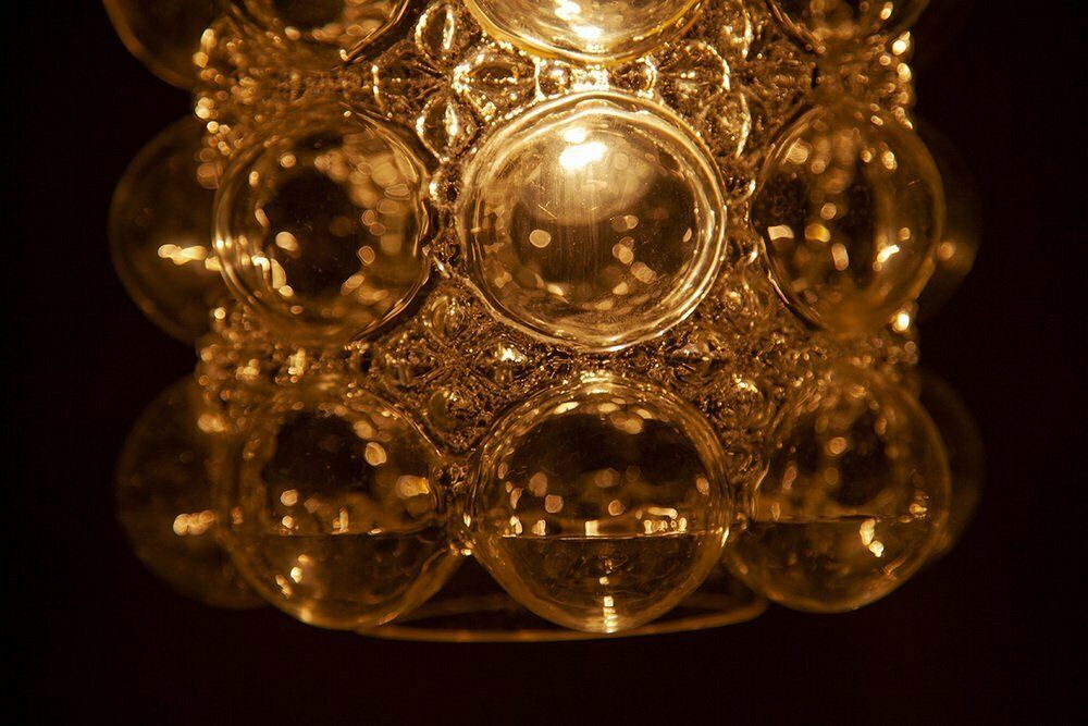 Bubble Glass Ceiling Lamp By Helena Tynell & Heinrich Gantenbrink For Limburg, 1960s photo vinterior