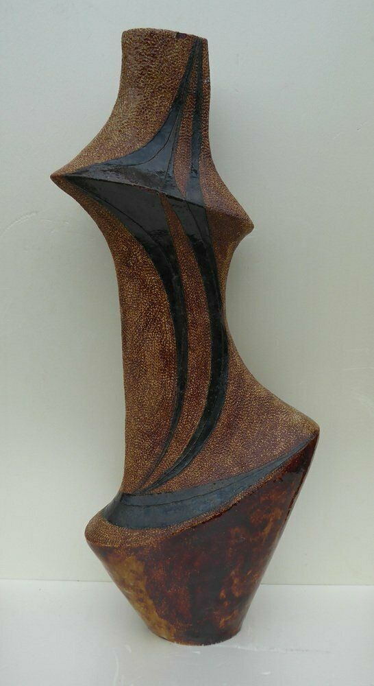 Large Ceramic Vase By Luis Ferreira Da Silva, Portugal, 1960s (73 Cm)