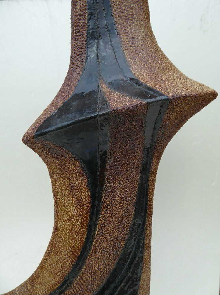 Large Ceramic Vase By Luis Ferreira Da Silva, Portugal, 1960s (73 Cm) photo vintage