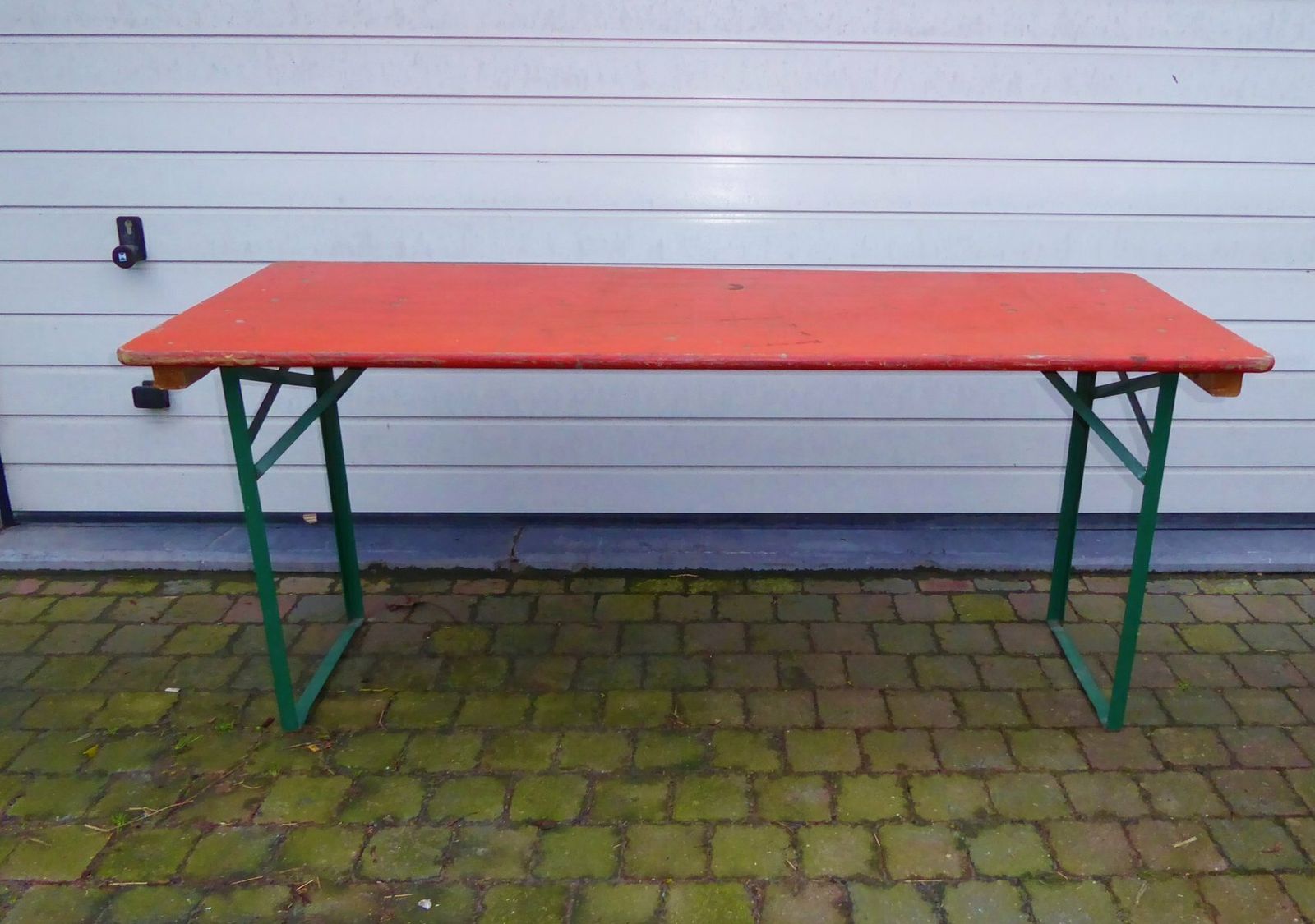 Large Industrial Folding Table From Weber, 1970s