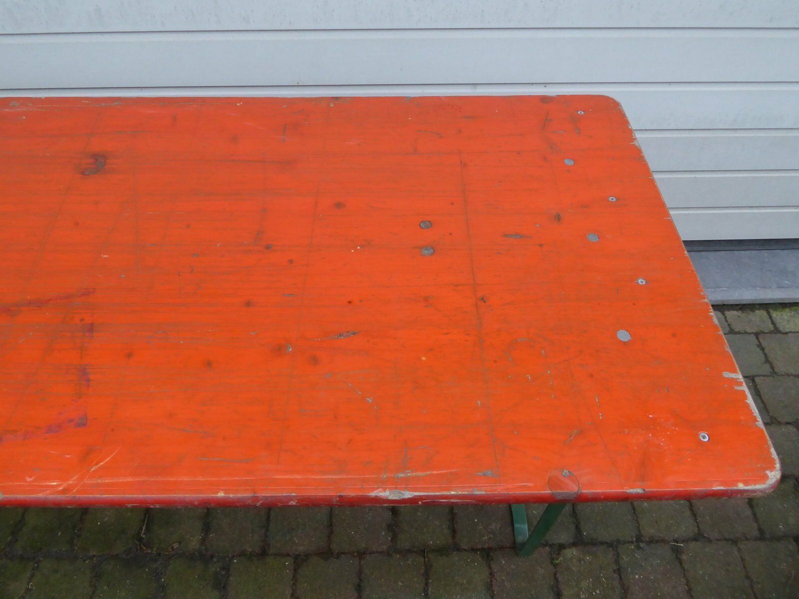 Large Industrial Folding Table From Weber, 1970s photo Furniture