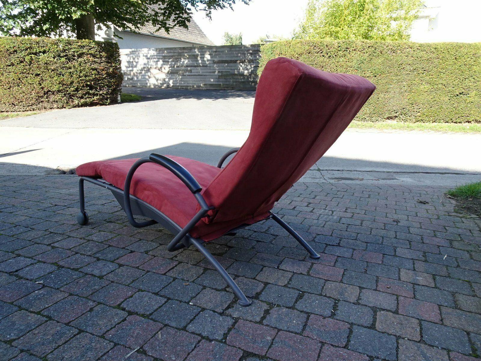 photo for sale Italian Postmodern Pink Lounge Chair By Bonald For Goraco, 1980s