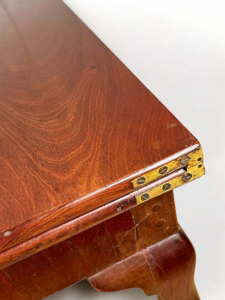 Early Antique Georgian Irish Tea/Card/Console Single Leg Extending Table Of Exceptional Quality Circa 1750 photo furniture