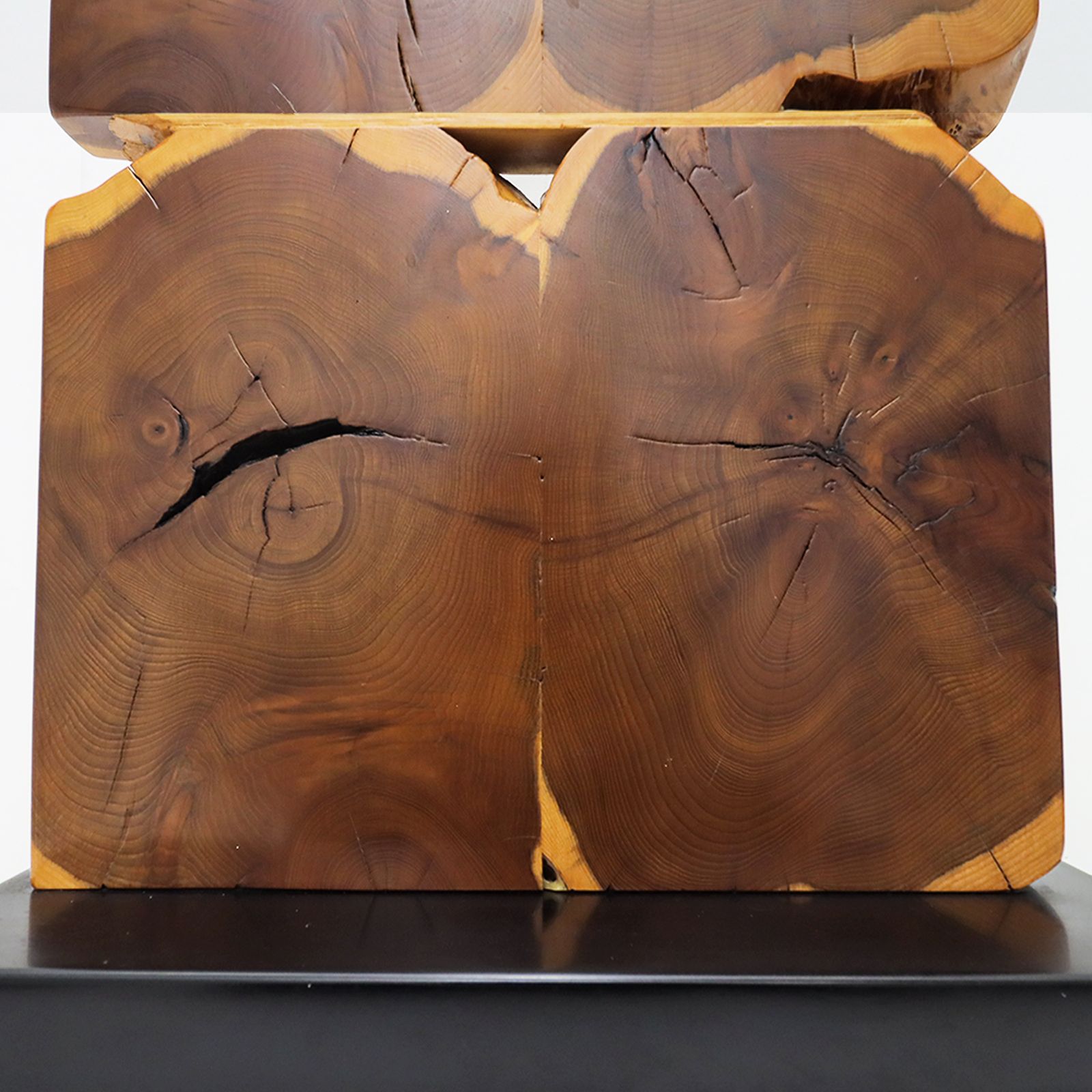 A Unique Vintage Italian Wooden ‘Totem’ Style Sculpture By Artist Pina Pedano photo vinterior