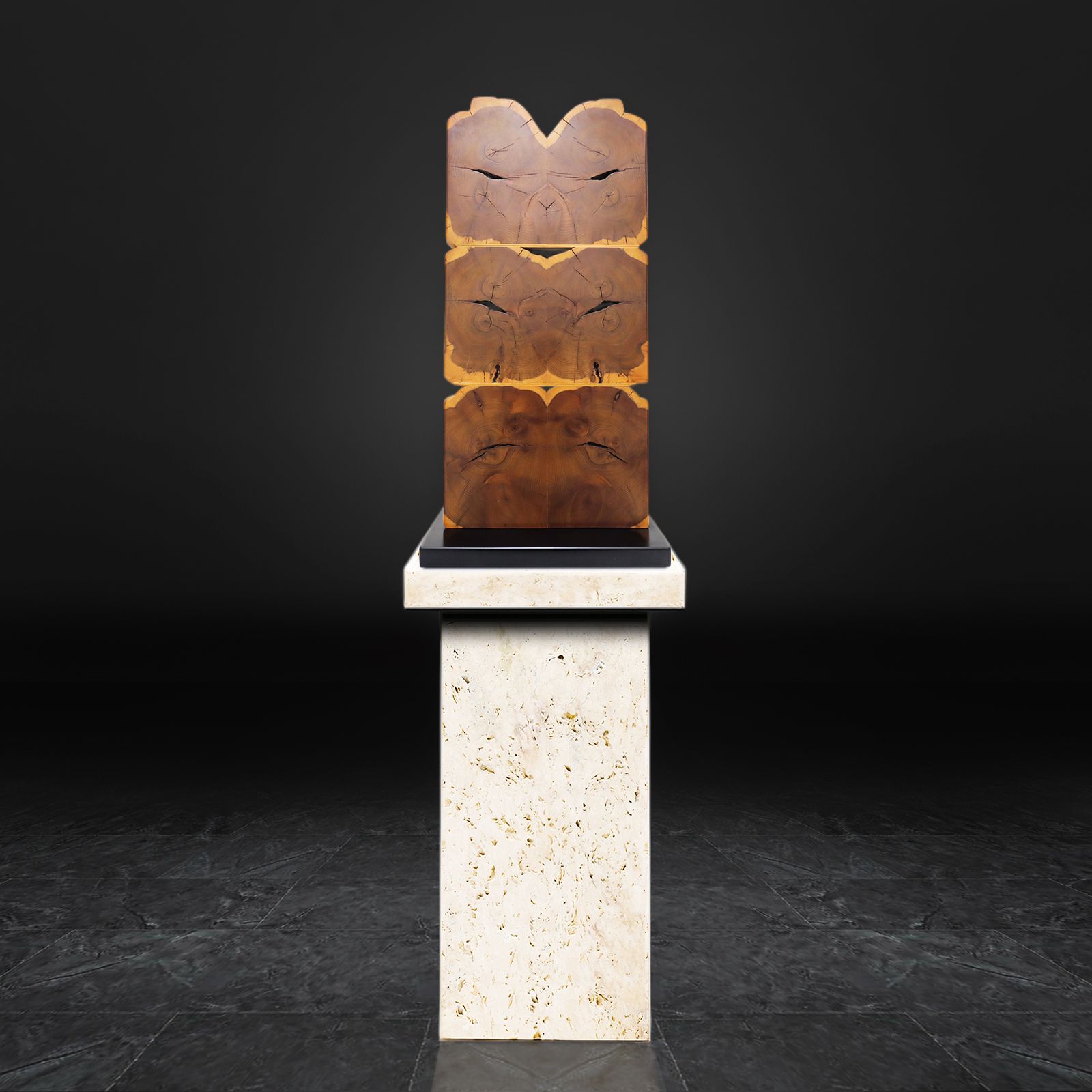 A Unique Vintage Italian Wooden ‘Totem’ Style Sculpture By Artist Pina Pedano photo buy
