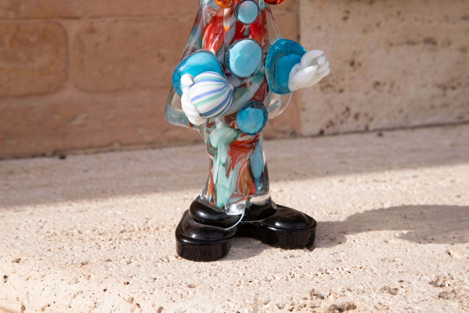 439.0 Murano Glass Clown Italy, 1950s photo
