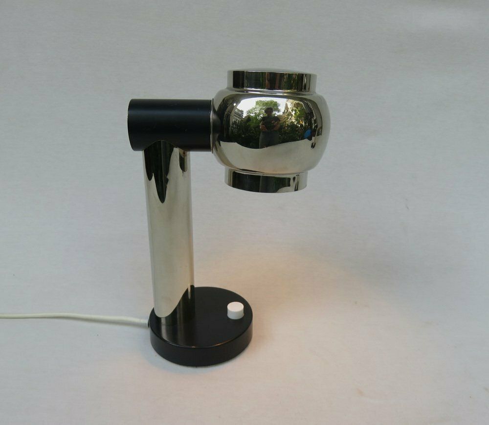 photo furniture Small Italian Table Lamps In Brass, 1970s, Set Of 2