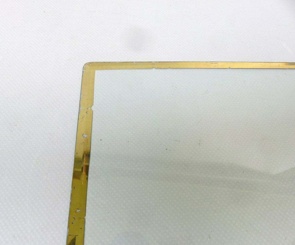 Home Decor Large Art Nouveau Picture Frame In Brass, 1890s photo