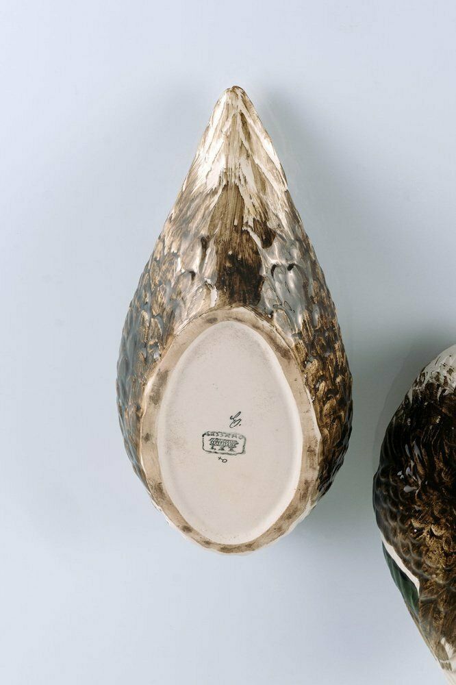 Ceramic Saucière In The Shape Of A Duck By Bassano, Italy photo for sale
