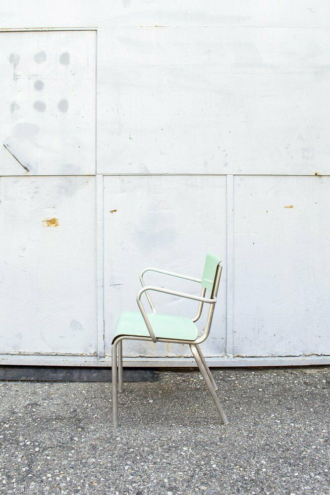 Vintage Italian Armchairs In Formica, 1950s, Set Of 2 photo for sale