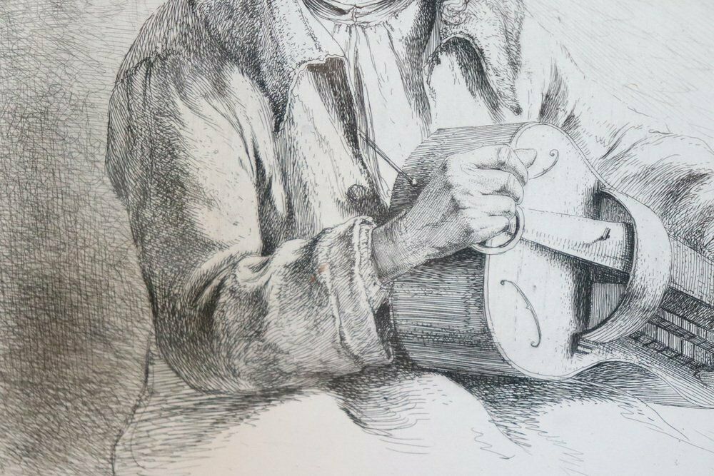 Jean Jacques De Boissieu, Portrait, Engraving, 18th Century, Framed photo Art