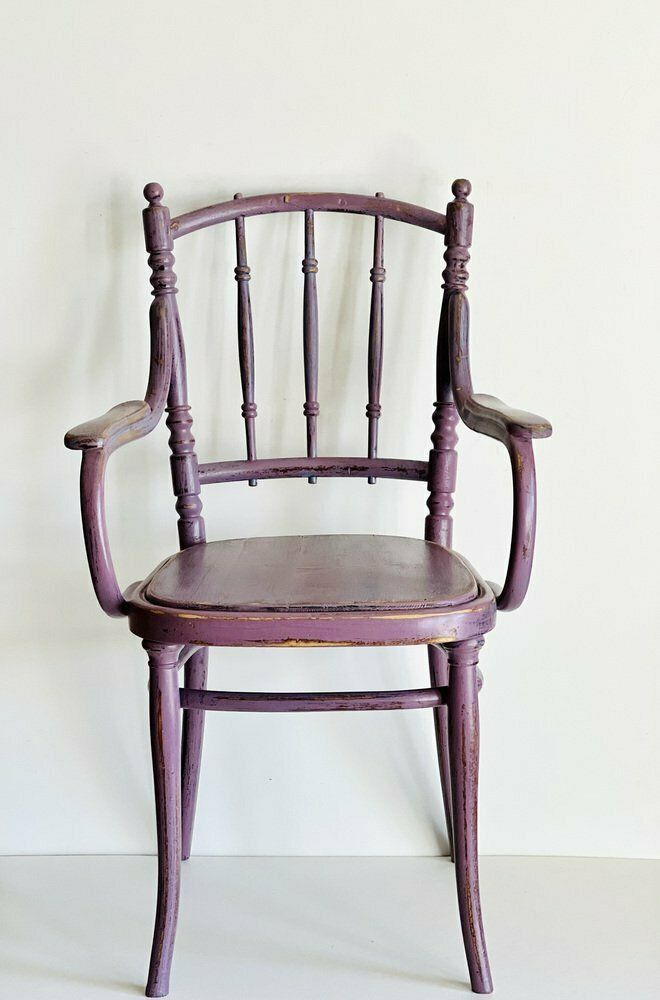 Vintage Painted Oak Armchair photo furniture