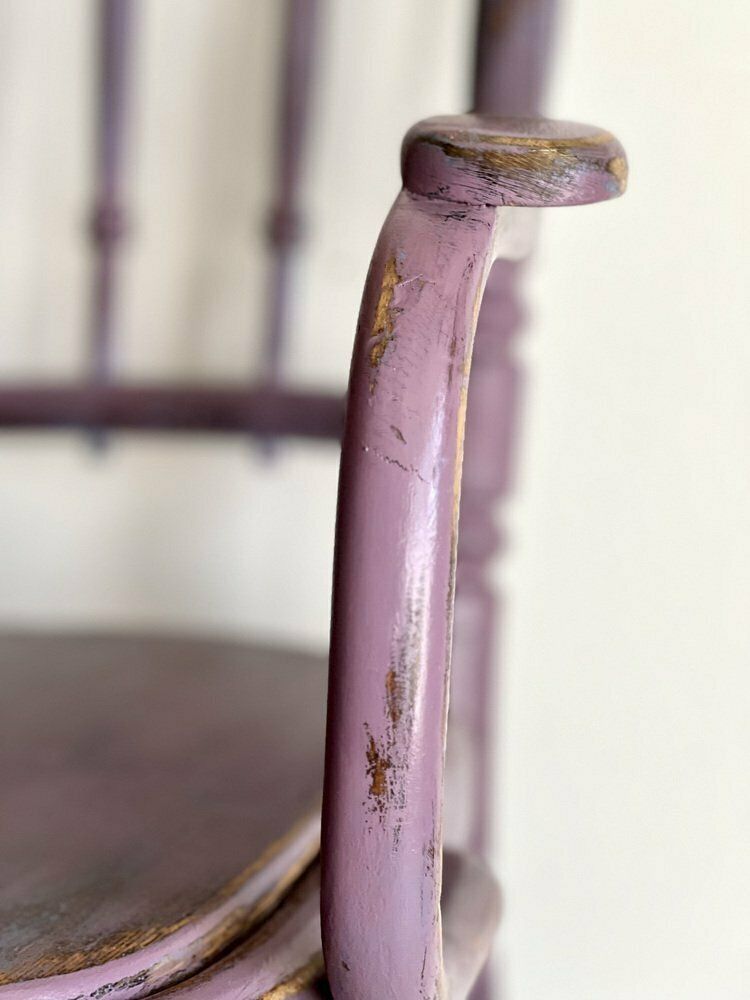 Vintage Painted Oak Armchair photo 223.0