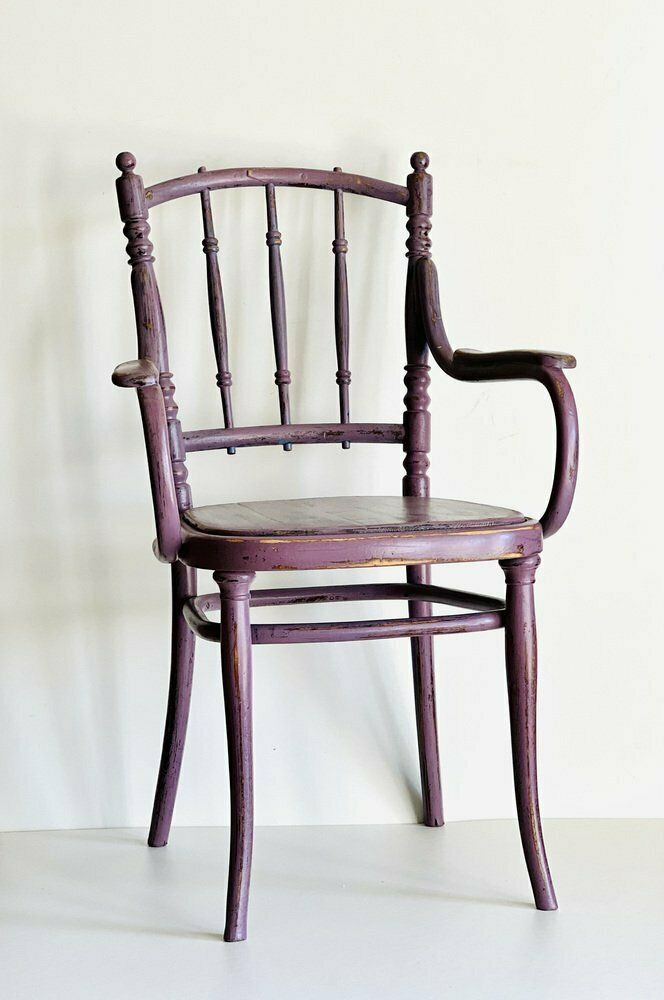 photo for sale Vintage Painted Oak Armchair