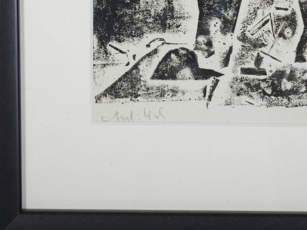 Frantisek Emler, Nude Woman In Front Mirror, 1964, Oil On Paper photo 680.0