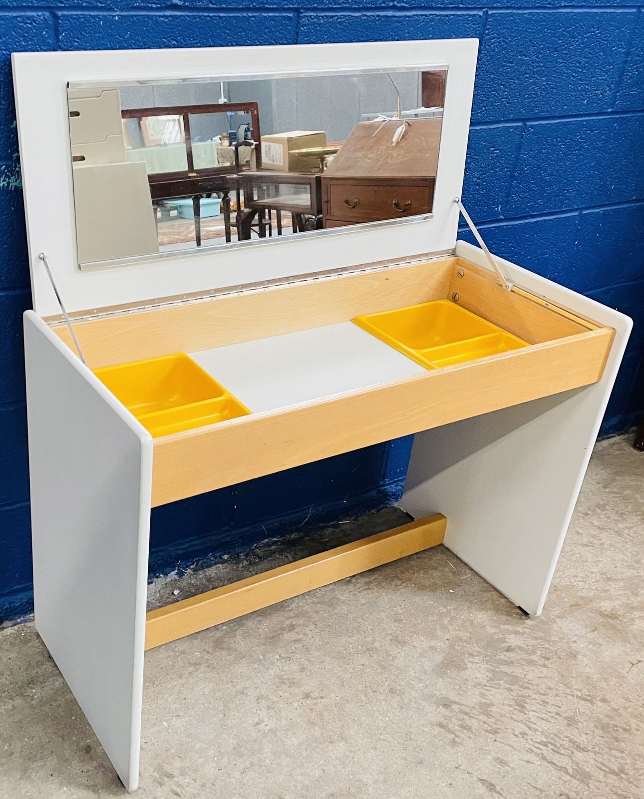 Vintage Folding Top Dressing Table photo for sale