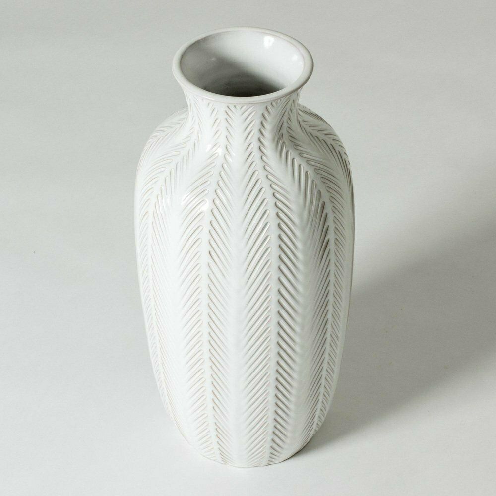 Modernist Earthenware Floor Vase By Anna Lisa Thomson, 1940s photo for sale