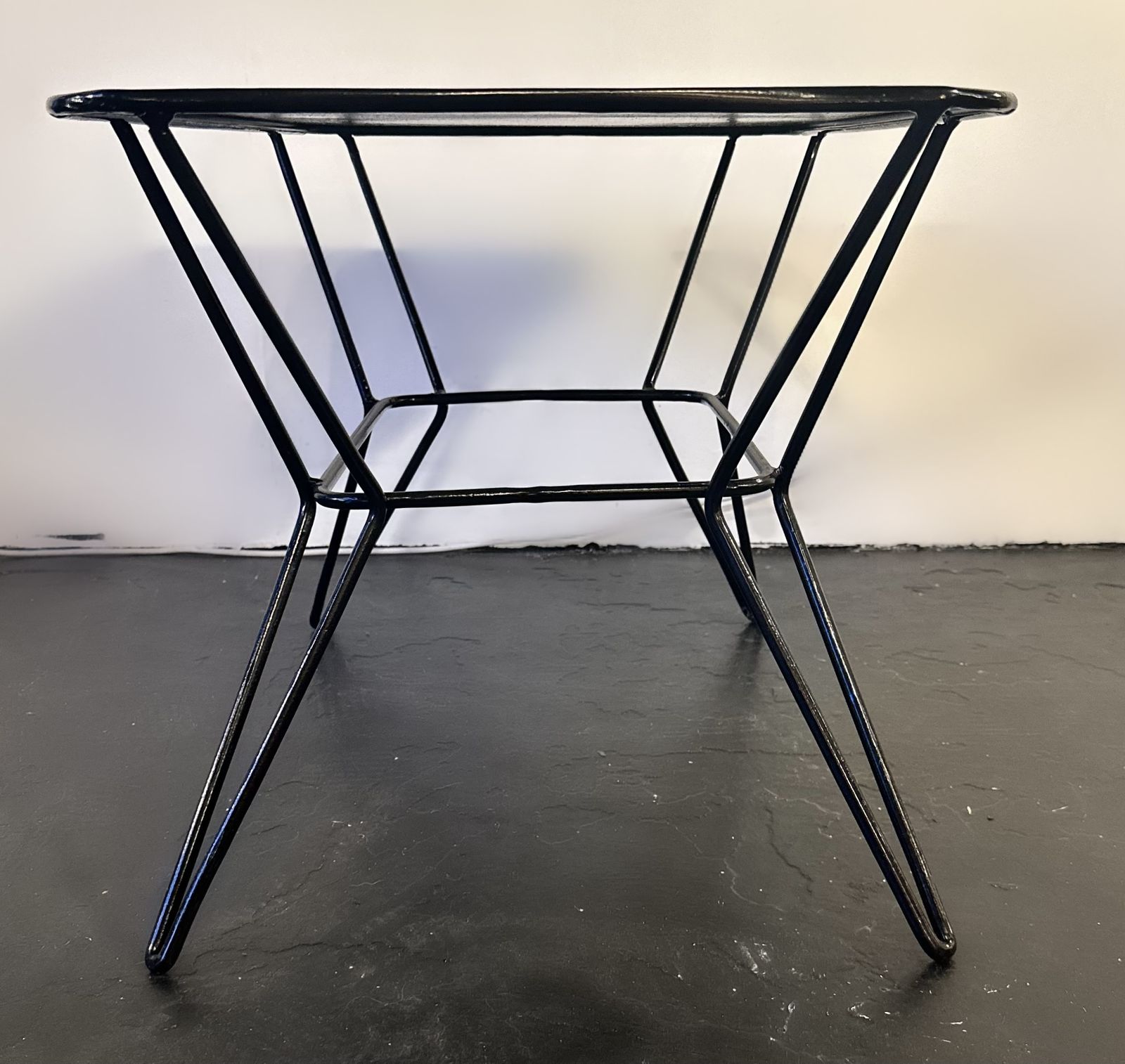 Black French Iron Table, 1950, 1950s photo 275.0